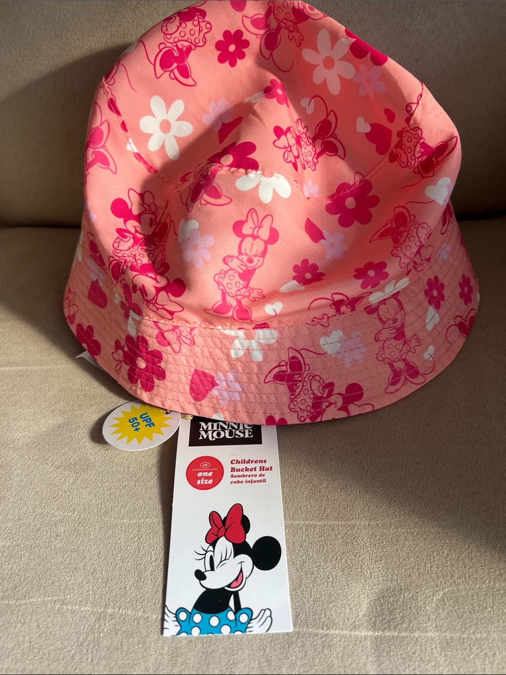 NWT Disney Minnie Mouse Girls Bucket Hat